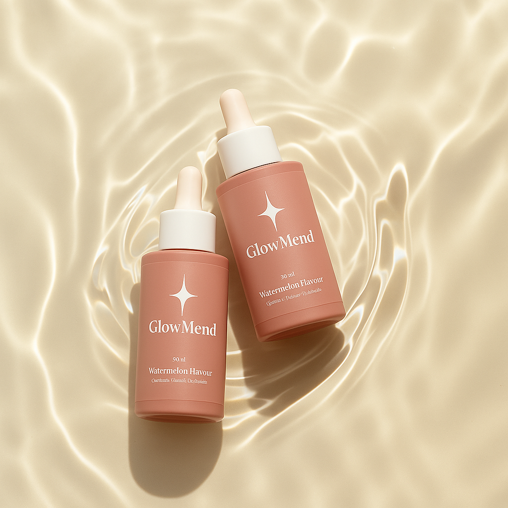 Glowmend | Brun utan sol-droppar
