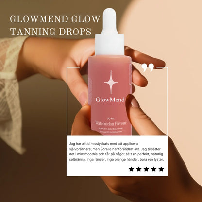 Glowmend | Brun utan sol-droppar
