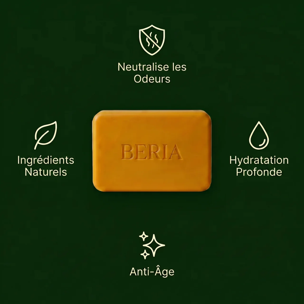 Beria Persimmon Soap - Élimine Les Odeurs Liées Au Vieillissement
