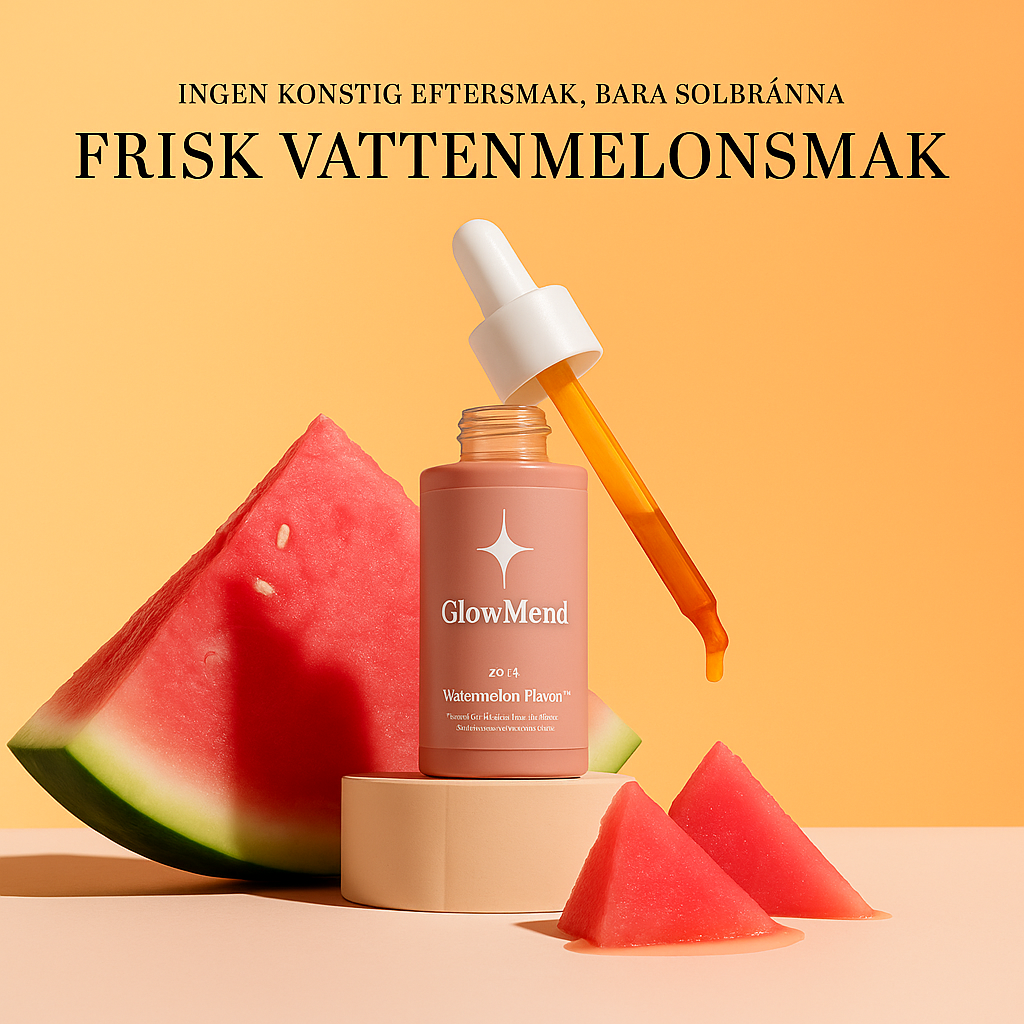 Glowmend | Brun utan sol-droppar